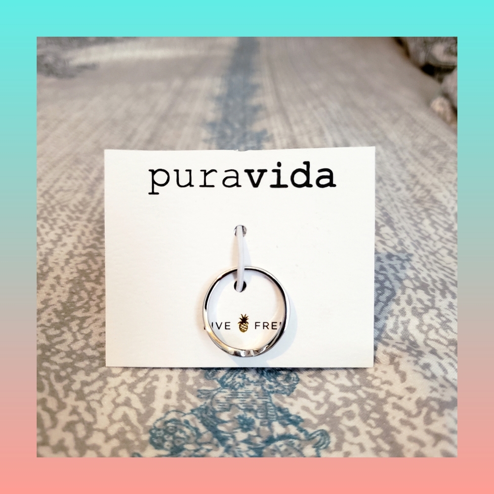 Pura Vida Blue Wave Ring